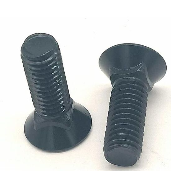 Gr. 2 5 8 Flat Countersunk Head Square Neck Bolts No. 3 Regular Head Plow Bolts with Long / Short Square