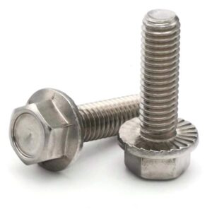 Grade 4.8 Customized Hex Flange Washer Head Bolt DIN6921 Stainless Steel Carbon Steel 10.9 Flange Bolts with Serrated