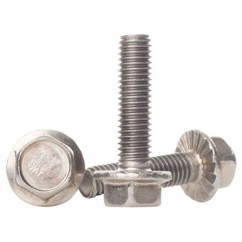 Grade 4.8 Customized Hex Flange Washer Head Bolt DIN6921 Stainless Steel Carbon Steel 10.9 Flange Bolts with Serrated
