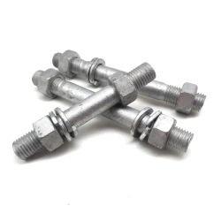 Heavy-Duty Carbon Steel M30 M20 Double Ended Stud Bolt Set