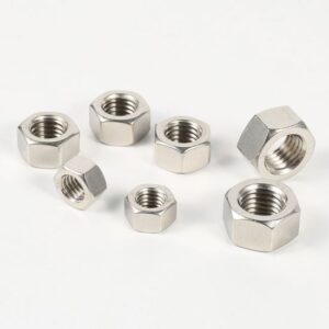 Heavy Industry Zinc Plated Dacromat Ruspert Carbon Steel Brass Aluminium DIN934 Hex Nuts Stainless Steel Nut
