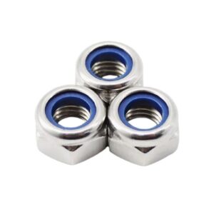 Hex Nylon Insert Lock Nuts DIN985 with Plastic Washer