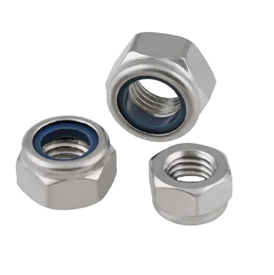 Hex Nylon Insert Lock Nuts DIN985 with Plastic Washer