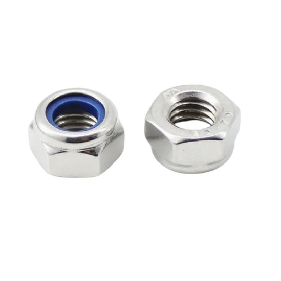 Hex Nylon Insert Lock Nuts DIN985 with Plastic Washer