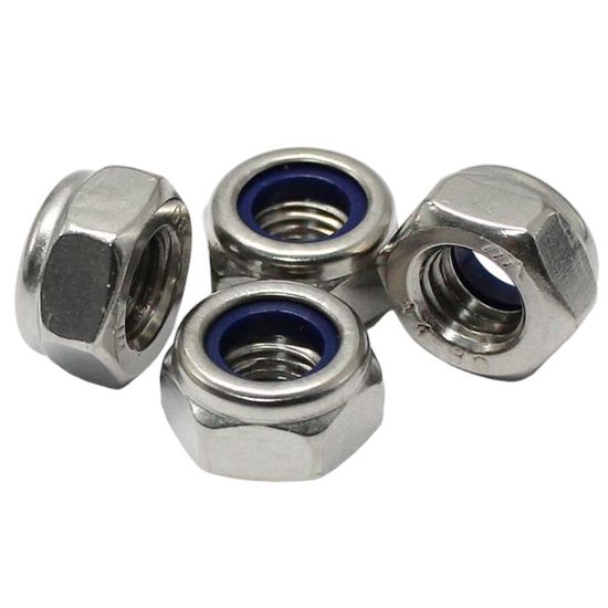 Hex Nylon Insert Lock Nuts DIN985 with Plastic Washer