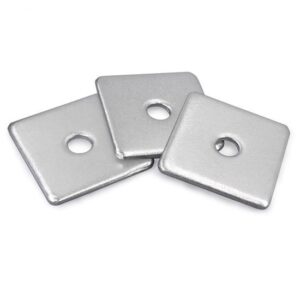 High Cost Performance Q235 Carbon Steel Zinc Plated Flat Square Washers
