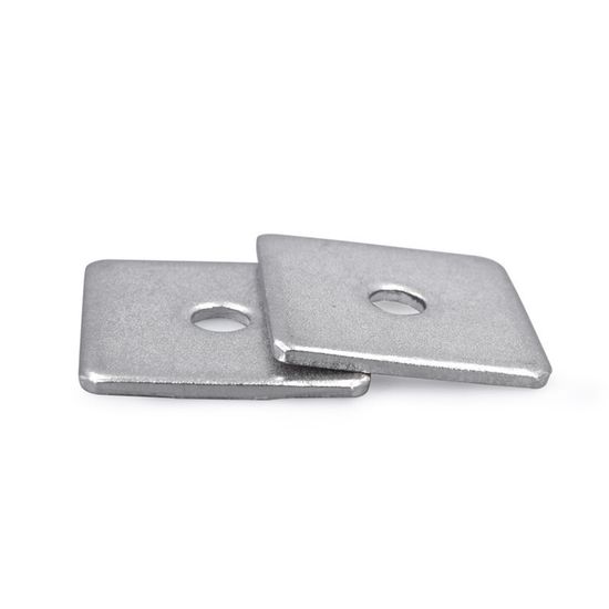 High Cost Performance Q235 Carbon Steel Zinc Plated Flat Square Washers