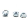 High Load-Bearing Capacity Okl-002 Hex Locking Zinc-Plated Flange Nut for Mining Machinery