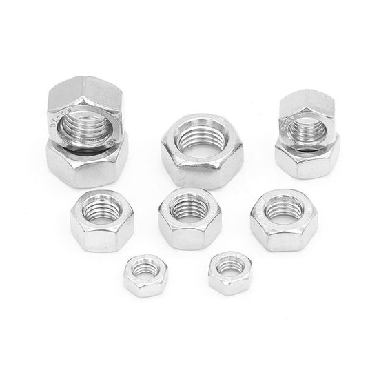 High Quality A2-70 A4-80 Stainless Steel DIN 934 Hexagon Hex Nuts