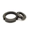 High Quality Black Oxide Slotted Round Nuts Black Steel DIN981 Slotted Round Nuts