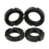 High Quality Black Oxide Slotted Round Nuts Black Steel DIN981 Slotted Round Nuts