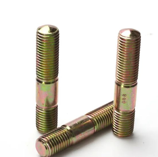 High Quality Color-Zinc Plated M8-M48 Stud Bolt Double Ended Studs