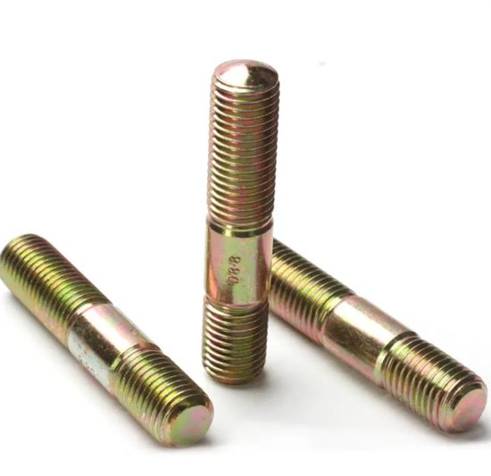 High Quality Color-Zinc Plated M8-M48 Stud Bolt Double Ended Studs