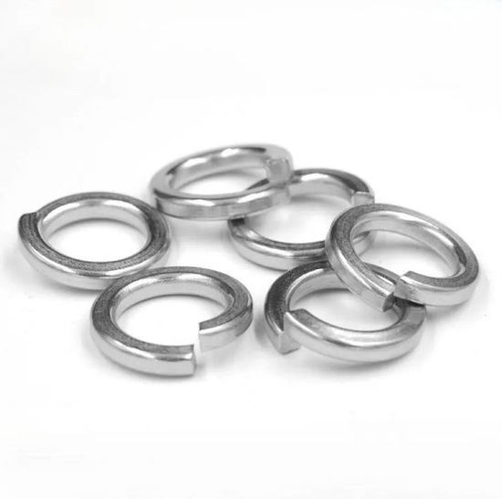 High Quality DIN Standard Stainless Steel Washers Standard Customized Split Lock Washer Spring Washer