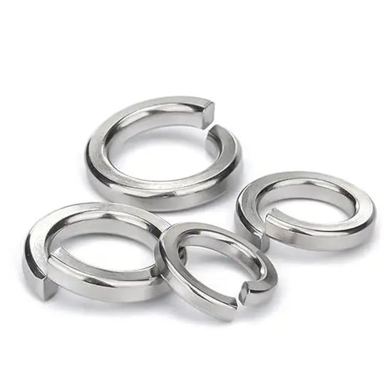 High Quality DIN Standard Stainless Steel Washers Standard Customized Split Lock Washer Spring Washer