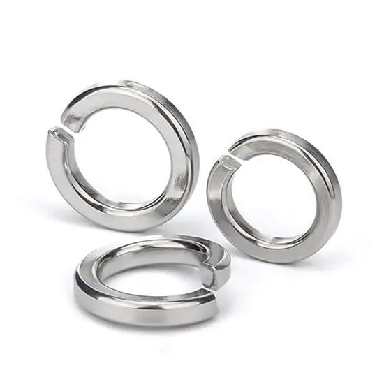 High Quality DIN Standard Stainless Steel Washers Standard Customized Split Lock Washer Spring Washer