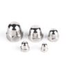 High Quality M5 M6 M8 M10 Stainless Steel Hexagon Domed Cap Nuts DIN1587