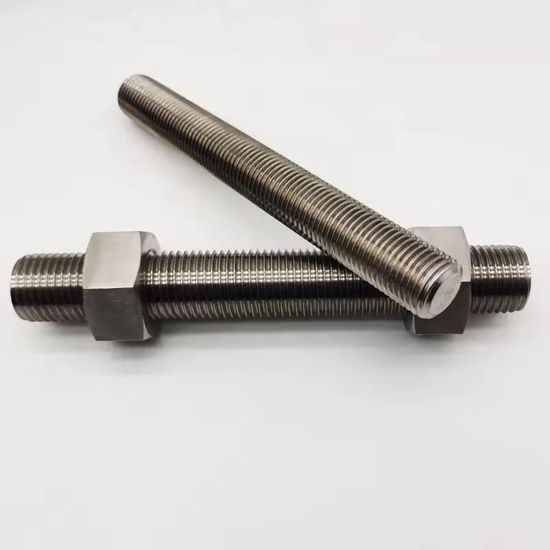 High Quality SUS 304 Double Ended Bolts Hex Custom Stainless Steel Double End Studs