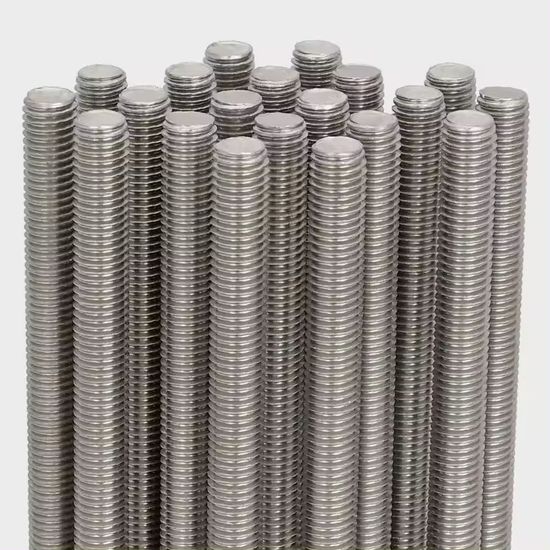 High Quality SUS 304 Double Ended Bolts Hex Custom Stainless Steel Double End Studs