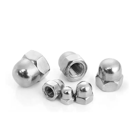 High-Quality Stainless Steel Nickel-Plated Salt Spray Cap Type Nuts