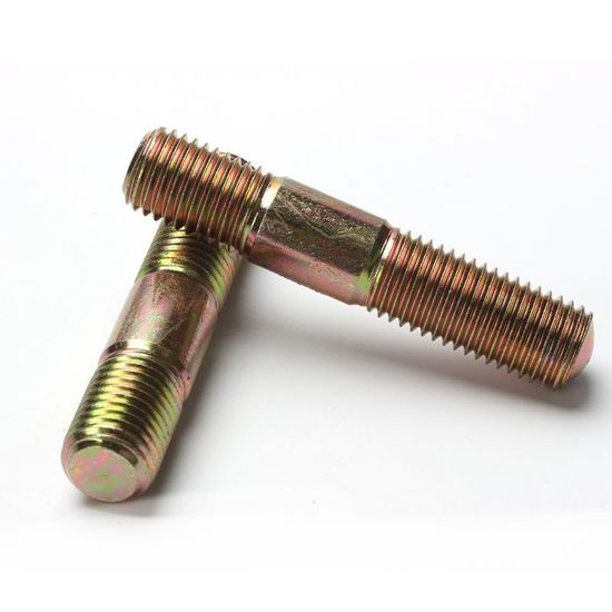 High Strength Stainless Steel 316L Tube DIN Aluminum Alloy Threaded Double-Ended Thread Stud Screw Bolt with Two Hexagonal Nuts