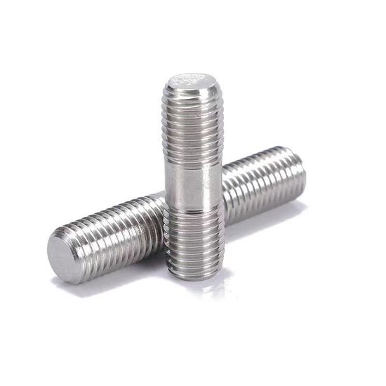 High Strength Stainless Steel 316L Tube DIN Aluminum Alloy Threaded Double-Ended Thread Stud Screw Bolt with Two Hexagonal Nuts