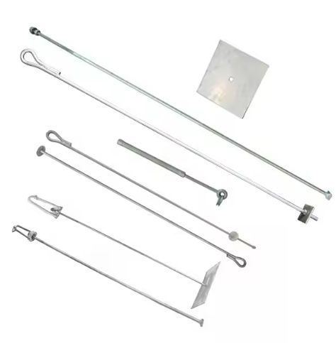 Hot-DIP Galvanized Stay Rod with Turnbuckle and Thimble for Electric Power Fitting Anchor Rod Pole Line Hardware