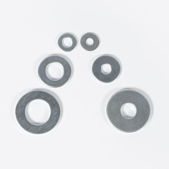 ISO CE Black Zinc Customized Zinc-Flake Coated General Industry Automotive Industry Stainless Steel DIN125 Flat Washer