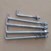 M24 L J Type Anchor Hook Anchor Bolt Foundation Bolts with Nuts Hot DIP Galvanized Carbon Steel J Bolt