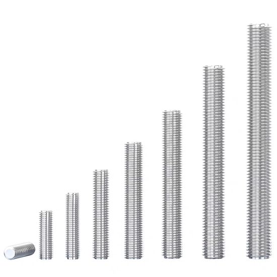 M5 M8 High Precision Grade 8 Steel 3/8 Galvanized Varilla Roscada Metric Thread Threaded Rod