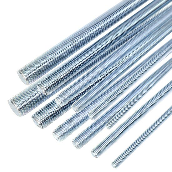 M5 M8 High Precision Grade 8 Steel 3/8 Galvanized Varilla Roscada Metric Thread Threaded Rod