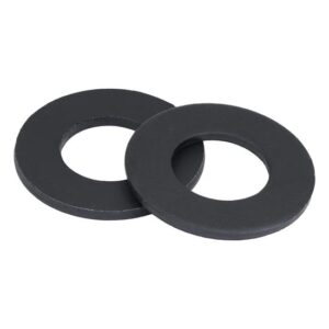 M8 Carbon Steel Flat Washer, Black Oxide Alloy Steel, Grade 4.8 Metal Flat Washer