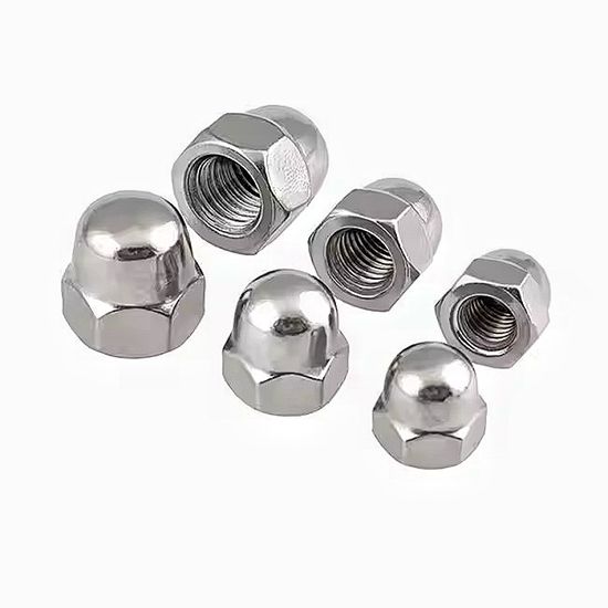 Made in China Grade 4.8, 8.8 Cap Nuts DIN1587 Carbon Steel Acorn Nuts Stainless Steel Hex Domed Cap Nut