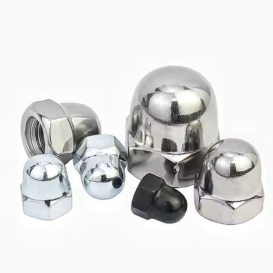 Made in China Grade 4.8, 8.8 Cap Nuts DIN1587 Carbon Steel Acorn Nuts Stainless Steel Hex Domed Cap Nut