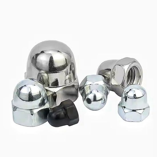 Made in China Grade 4.8, 8.8 Cap Nuts DIN1587 Carbon Steel Acorn Nuts Stainless Steel Hex Domed Cap Nut