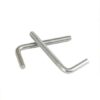 Manufacture Galvanized L J Type Bolt Anchor Hook Bolt Foundation Bolts with Nuts and Washer