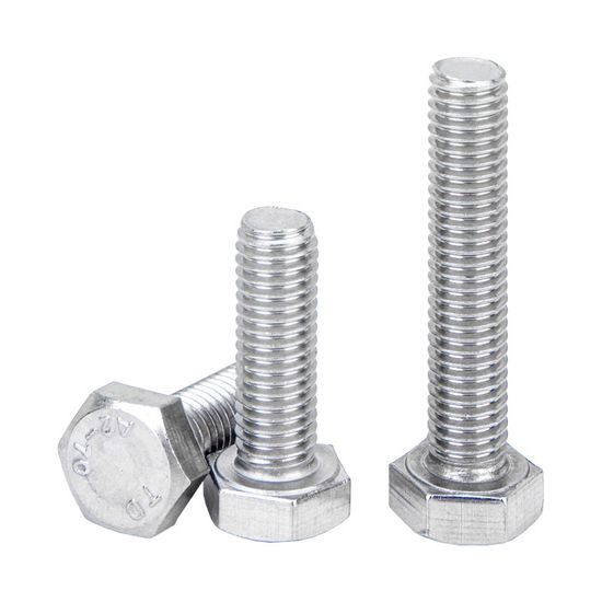 Manufacturer's Hardware Accessories Stainless Steel High Strength Hex Head Bolts DIN933 Made in China Hex Bolts