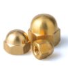 New Product Explosion Copper Brass Insert Nut Industry Furniture Decorative Flange Cap Nut