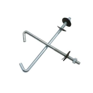 Produced by The Manufacturer Custom Size Galvanized Anchor Bolt Zinc Plated Steel L Type J Roofing Bolt