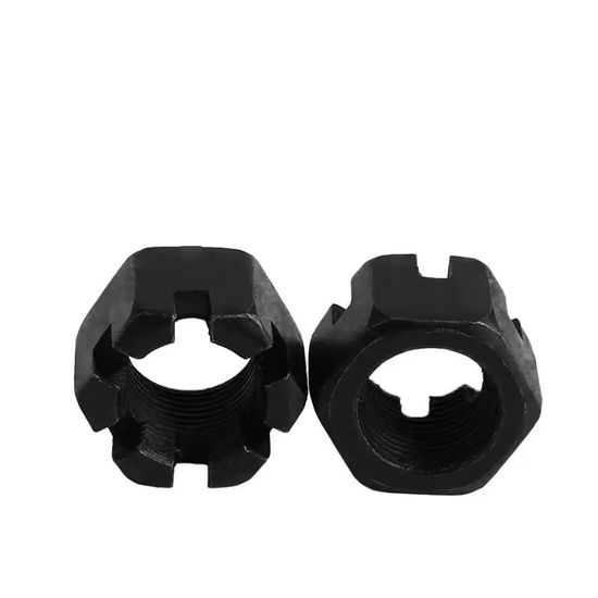 temp_Reliable-Black-Hexagonal-Slotted-Nuts-for-Heavy-Duty-Applications_01-1.jpg Reliable Black Hexagonal Slotted Nuts for Heavy-Duty Applications