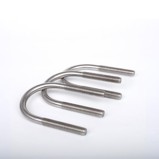 Round Bar U-Bolt/Exhaust Clamp/Heavy Duty U/Pipe Clamp U/U-Type /U-Bolt Clamp/U-Shaped/U Anchor/Hose Clip/Clamp Saddle/Piping Coupling/Glass Door Clamp/U Bolt