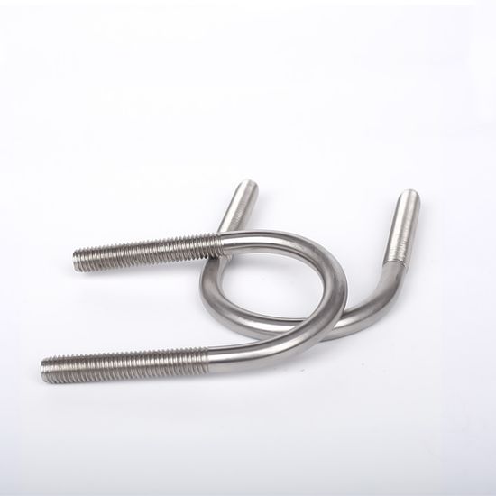 Round Bar U-Bolt/Exhaust Clamp/Heavy Duty U/Pipe Clamp U/U-Type /U-Bolt Clamp/U-Shaped/U Anchor/Hose Clip/Clamp Saddle/Piping Coupling/Glass Door Clamp/U Bolt