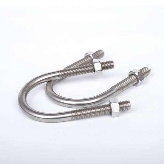 Round Bar U-Bolt/Exhaust Clamp/Heavy Duty U/Pipe Clamp U/U-Type /U-Bolt Clamp/U-Shaped/U Anchor/Hose Clip/Clamp Saddle/Piping Coupling/Glass Door Clamp/U Bolt