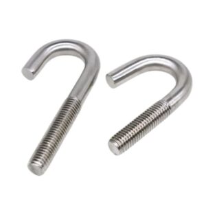 SS304/316 A2-70 A4-70/80 J Type Foundation Stud Anchor Roofing Bending Hook Bolt