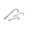 SS304/316 A2-70 A4-70/80 J Type Foundation Stud Anchor Roofing Bending Hook Bolt