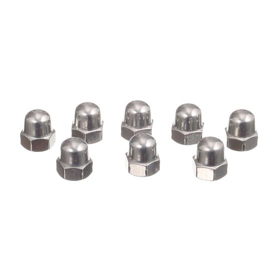 Size Customized Water Treatment Zinc Plain Black Oxide Carbon Steel Brass Aluminium Stainless Steel DIN1587 Hexagon Dome Cap Nut