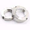 Stainless Steel Carbon Steel GB812 DIN981 Slotted Round Nuts Lock Nuts with Fine Thread