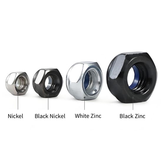 Stainless Steel Carbon Steel Nut DIN982 DIN985 Hex Nylon Lock Nut M3m4m5m6m8m10m12m16m48