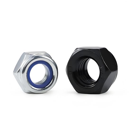 Stainless Steel Carbon Steel Nut DIN982 DIN985 Hex Nylon Lock Nut M3m4m5m6m8m10m12m16m48