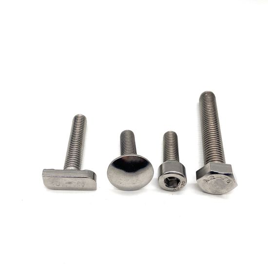 Stainless Steel Fastener T Hex Flange Allen Carriage U Hexagon Bolt and Nut